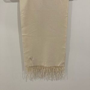 Gorgeous ivory, cashmere scarf